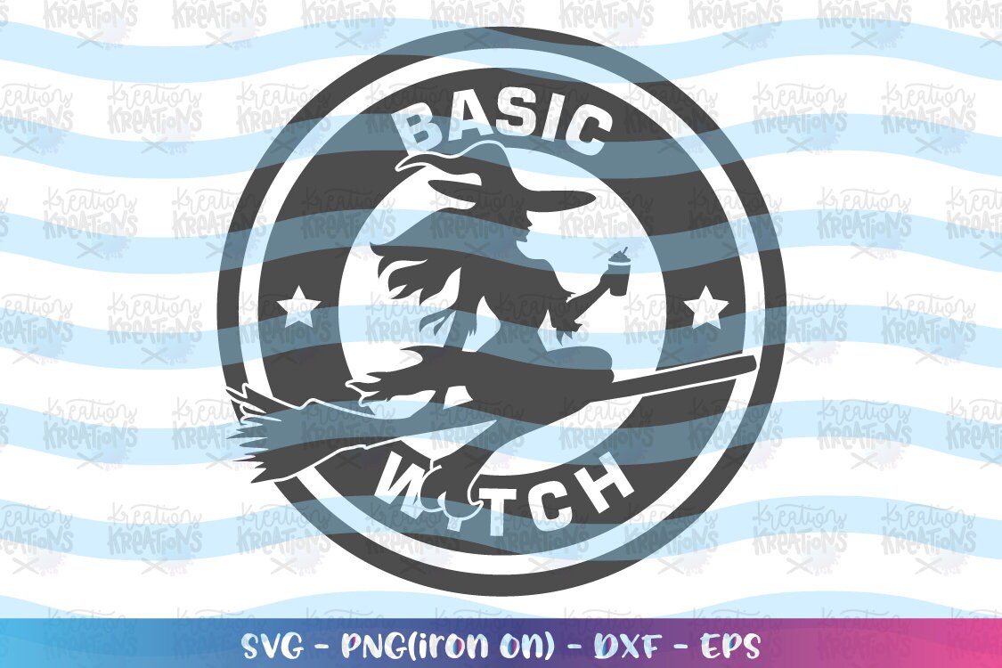 Download Basic Witch SVG Witch clip art svg witch silhouette svg coffee | Etsy
