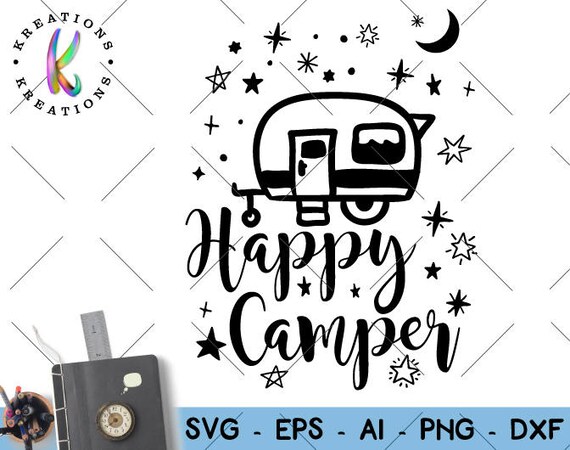 Download Happy Camper svg camping svg camping quotes cut cuttable | Etsy