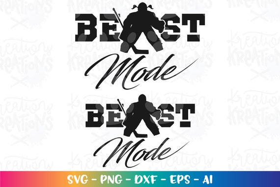 Ice Hockey girl svg Ice Hockey Goalie silhouette svg print shirt cut Files Cricut Silhouette Cameo instant download Vector SVG EPS dxf PNG