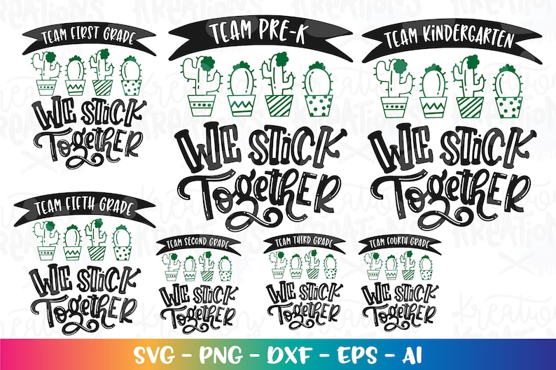 Teacher SVG Classroom SVG First Second Third Kindergarten Prek Fourth ...