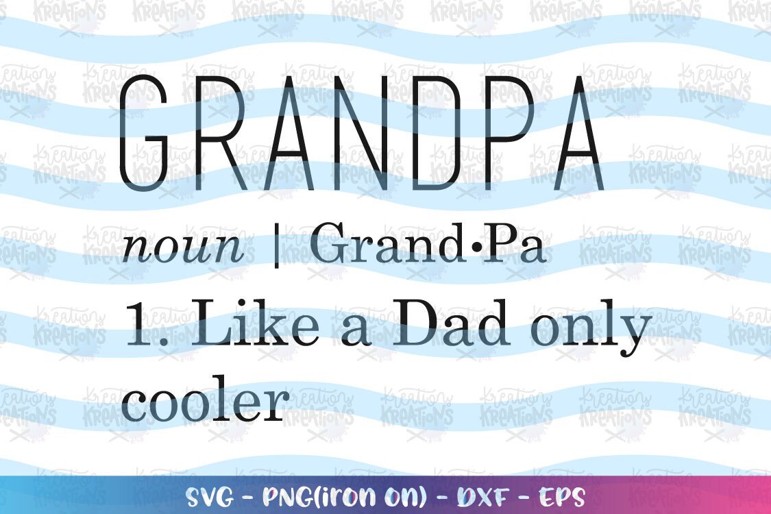 Download Grandpa svg funny grandfather shirt SVG dictionary svg cut ...