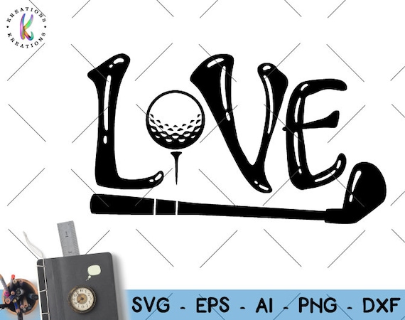Download Love Golf Svg Golf Svg Golf Clipart Gift Idea Iron On Cut Etsy