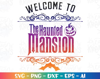 Welcome to SVG Vintage Frame Haunted Mansion Svg Scary