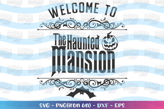Download Free Welcome To Svg Vintage Frame Haunted Mansion Svg Scary Pumpkin Etsy SVG Cut Files