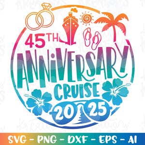 Cruzeiro svg 45º aniversário Cruzeiro emblema cruisin' camisa impressão svg decalque corte arquivo silhueta cricut download vetor png Sublimação