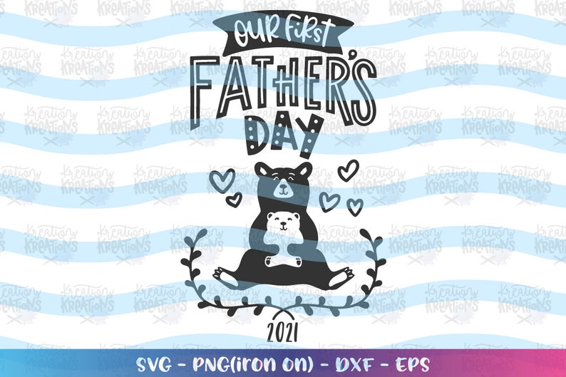 Download Our first father's day svg Papa bear and cub Father's | Etsy