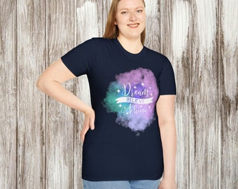 Dream Believe Achieve - Inspiration Zitat T-Shirt