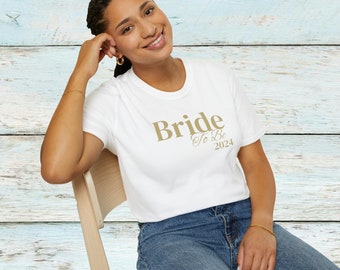 Personalisiertes Hochzeit T-Shirt, Bachelorette, Hen Do, Brautparty Softstyle T-Shirt