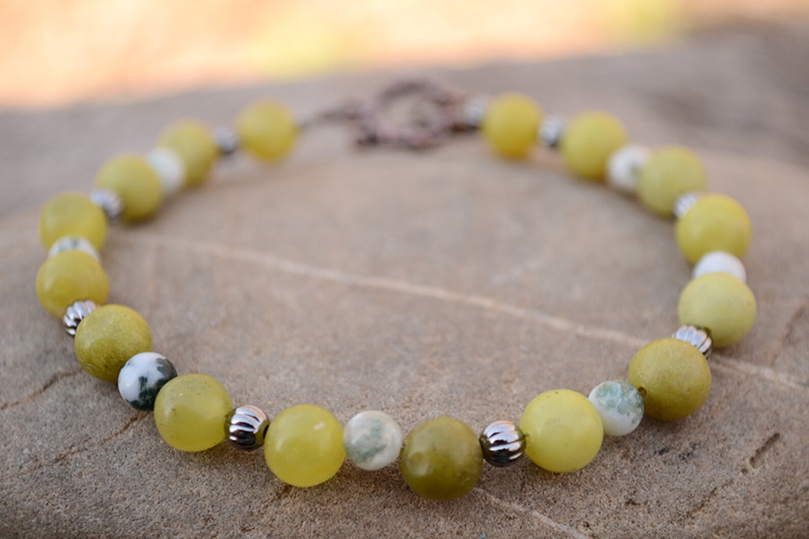 Original brazalete de jade verde Shamballa pulsera hombre