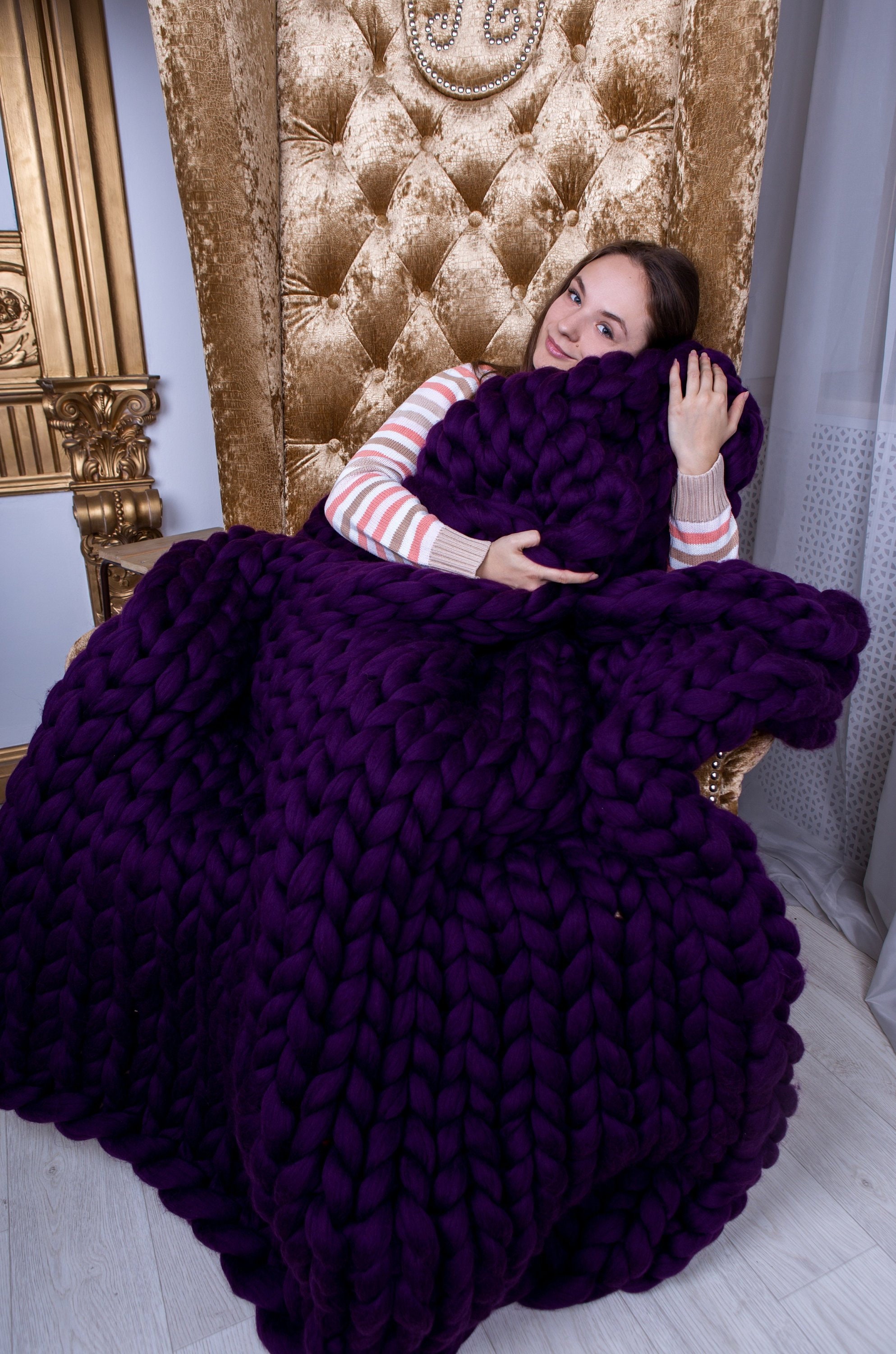 Giant throw blanket 60x80'' Etsy