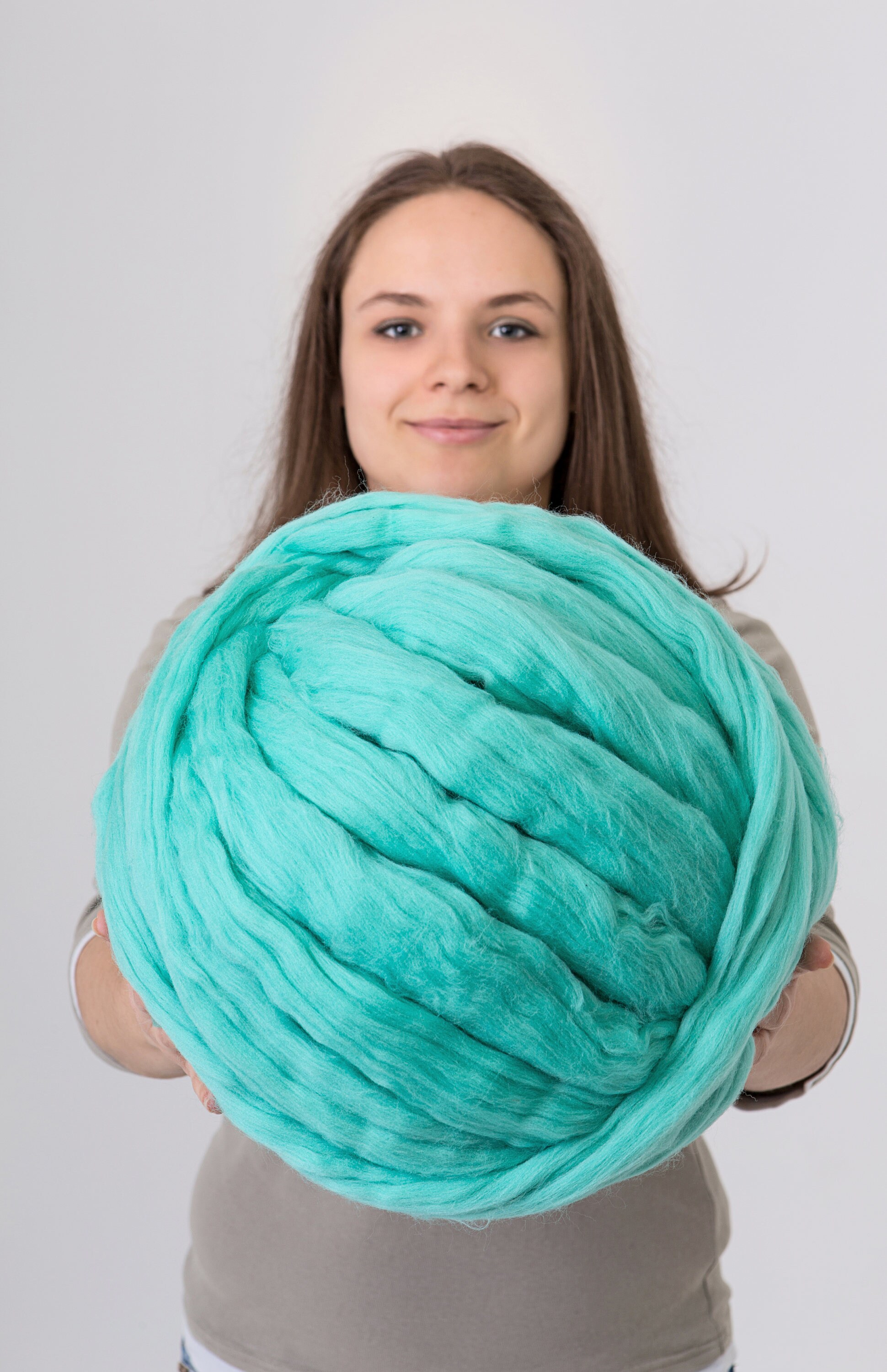 8 lbs/4 kg Chunky yarn. Merino wool yarn. Roving yarn. Wool Etsy