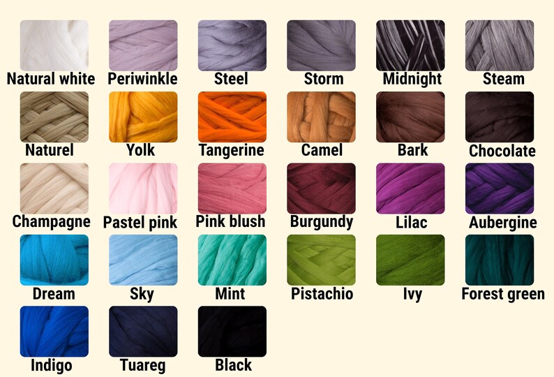 Merino wool yarn Jumbo wool 2 lbs1 kg Super chunky yarn Dyed Arm knitting Pure merino Big knit Wool roving Chunky yarn Giant wool