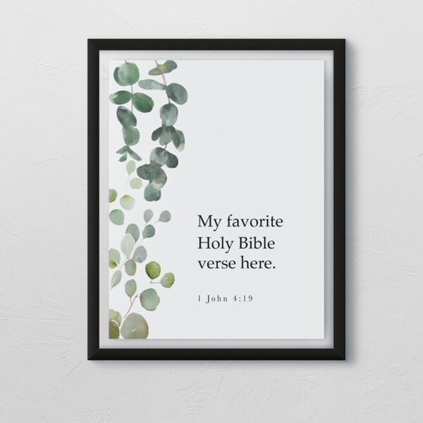 Bible Verse Canvas Etsy 