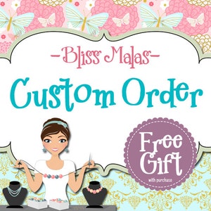Custom Order and FREE Gift, Handmade Knotted Gemstone Mala Prayer Beads, Bracelets, Yoga Malas, Travel Malas, No Need to Purchase, Info Only
