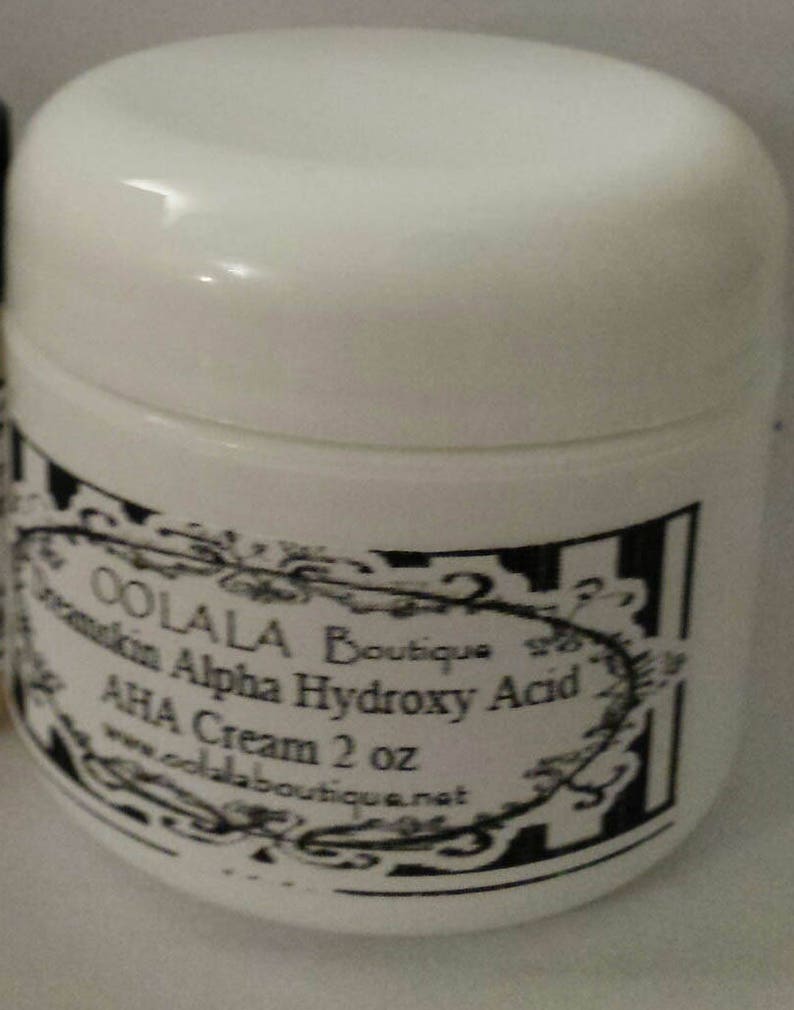 Alpha Hydroxy Acid AHA Cream With Glycolic Lactic Fruit Etsy