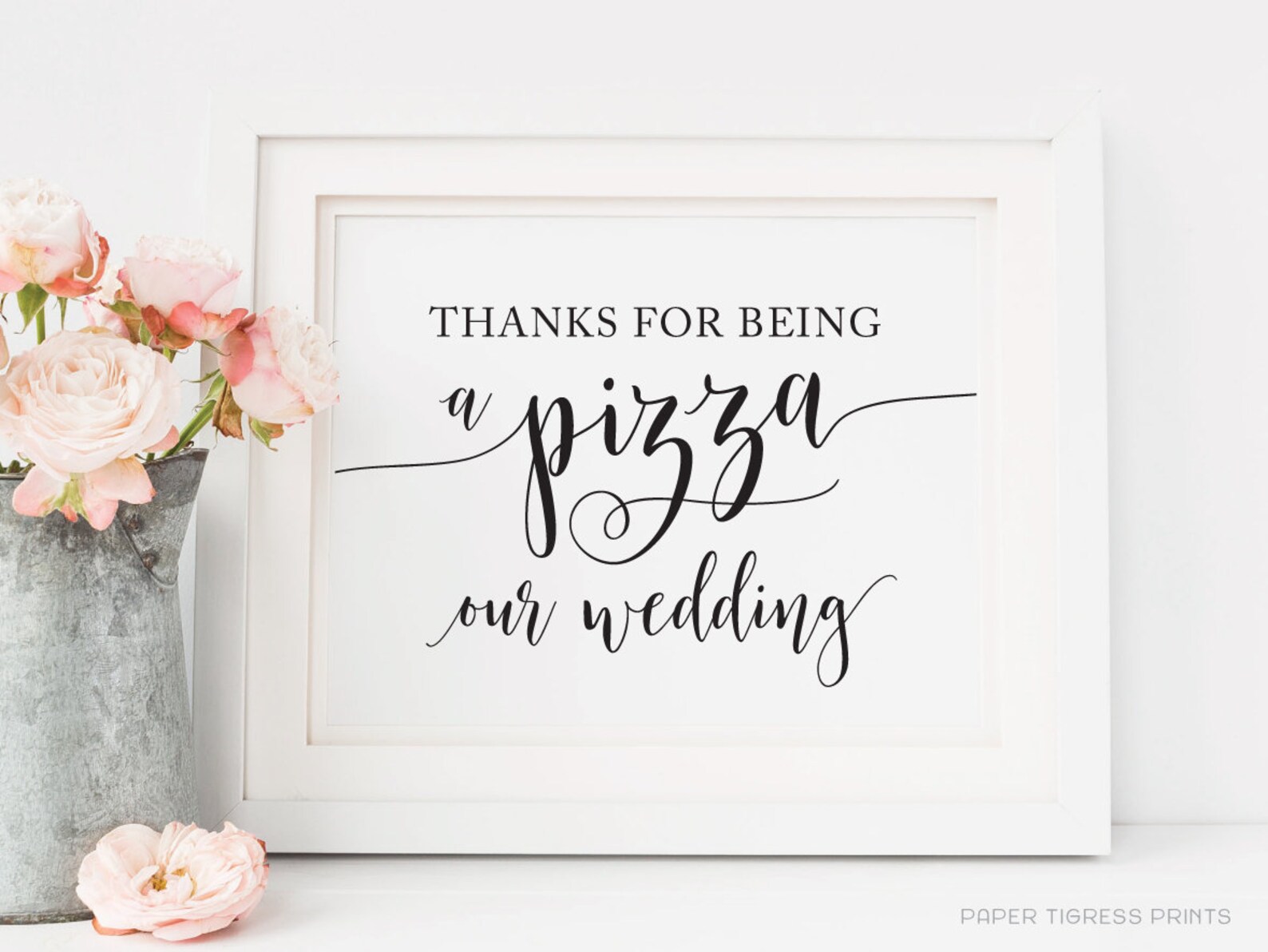 Wedding Pizza Bar Sign Pizza Wedding Party Decorations Pizza Etsy