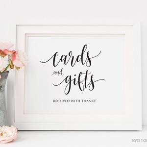 Printable Wedding Signs Cards and Gifts Sign Cards Wedding - Etsy
