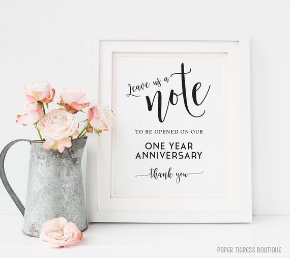 Printable Leave a Note Wedding Sign DIY Wedding Printables Etsy