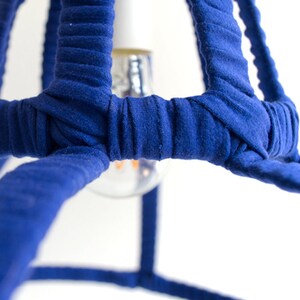 PENDANT LAMP 'FRAME BLUE' handmade lamp pendant image 5