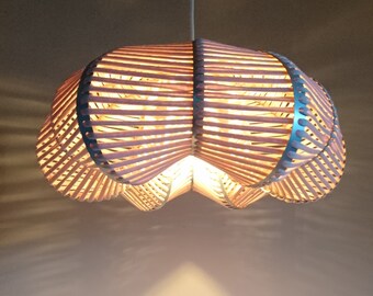 LAMPSHADE 'CLOUD No. 2' - pink - handmade - lampshade - lamp - hanging lamp - accessory - living - interior - metal - wood - fabric