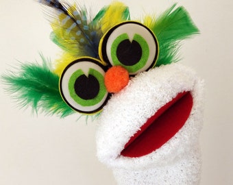 Sock Puppet - Hand Puppet with moving mouth  fun & education