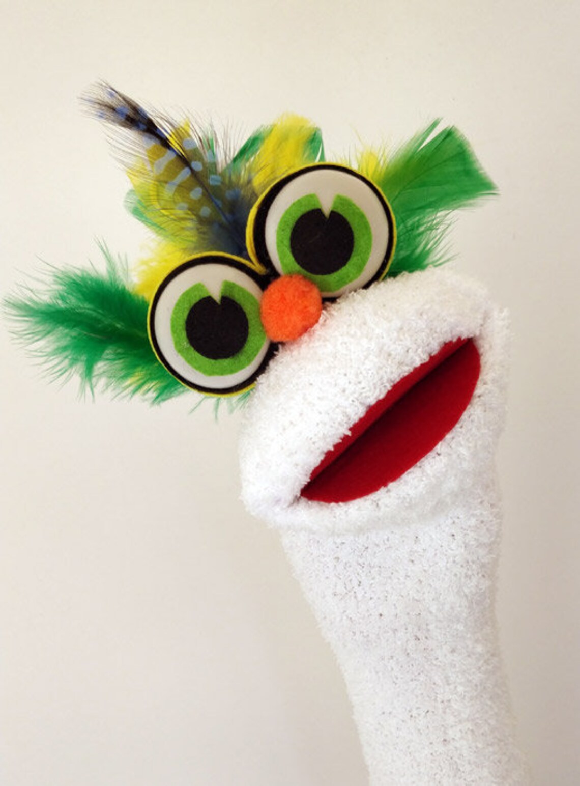 Sock Puppet Hand Puppet With Moving Mouth Fun & Education Etsy