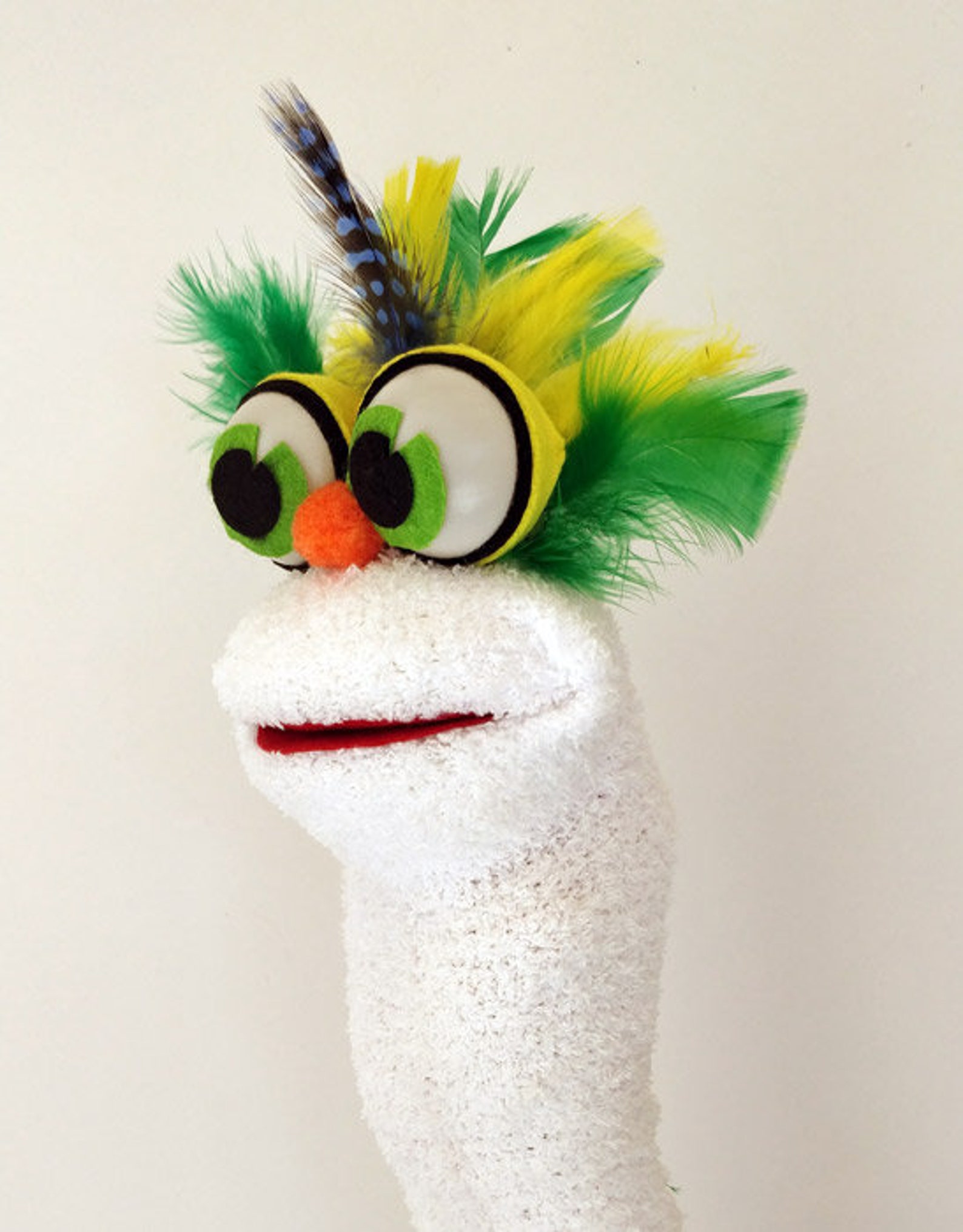 Sock Puppet Hand Puppet With Moving Mouth Fun & Education Etsy