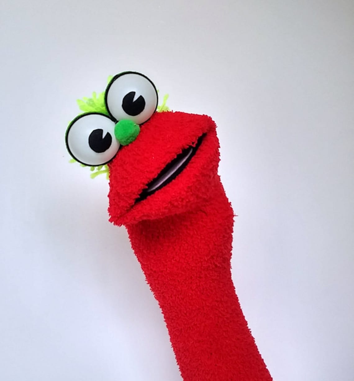 Sock Puppet hand Puppet with moving mouth fun & education Etsy