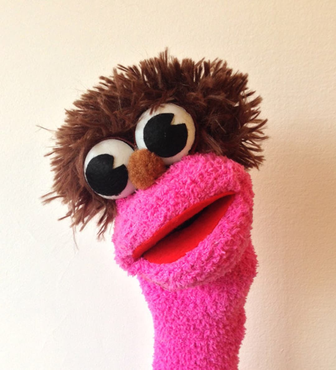 Sock Puppet Hand Puppet With Moving Mouth Fun & Education Etsy