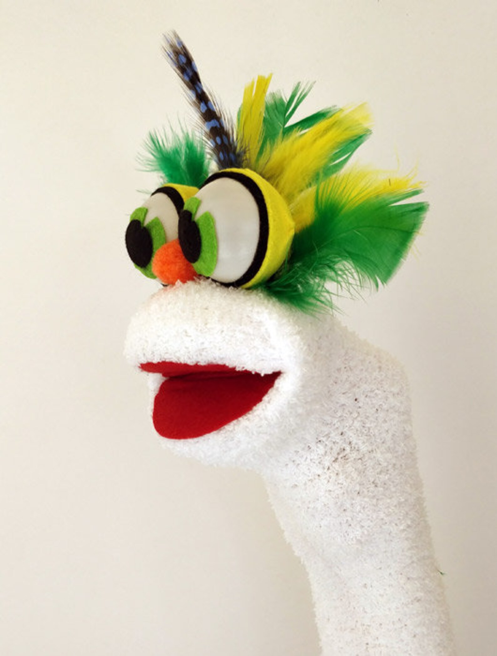 Sock Puppet Hand Puppet With Moving Mouth Fun & Education Etsy