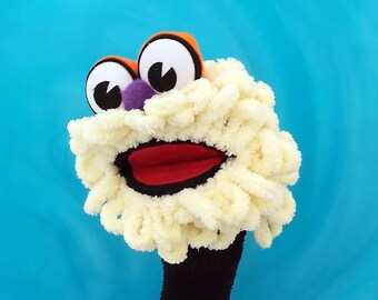 Sock Puppet Hand Puppet  with moving mouth  fun & education