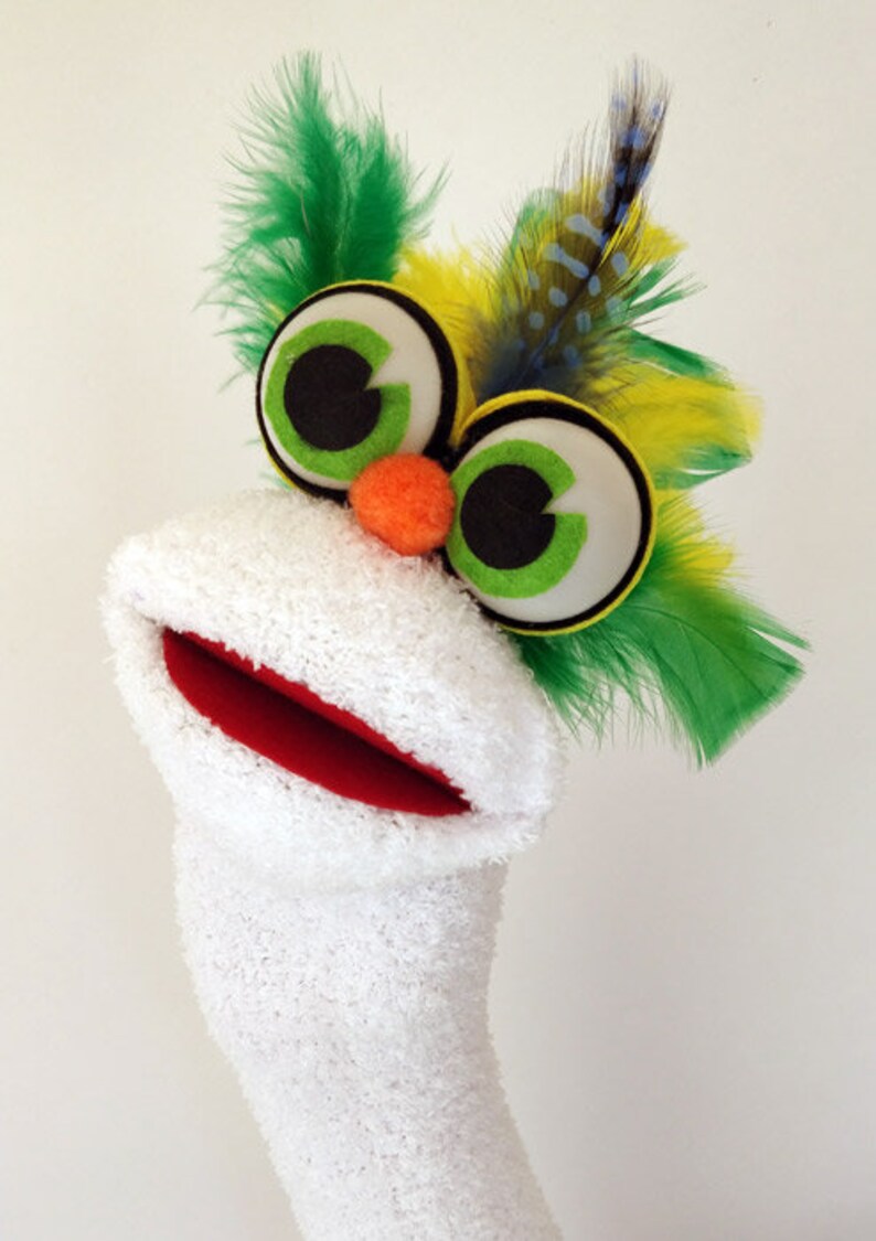 Sock Puppet Hand Puppet With Moving Mouth Fun & Education Etsy