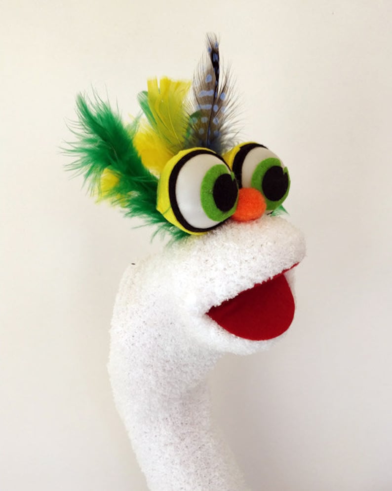 Sock Puppet Hand Puppet With Moving Mouth Fun & Education Etsy