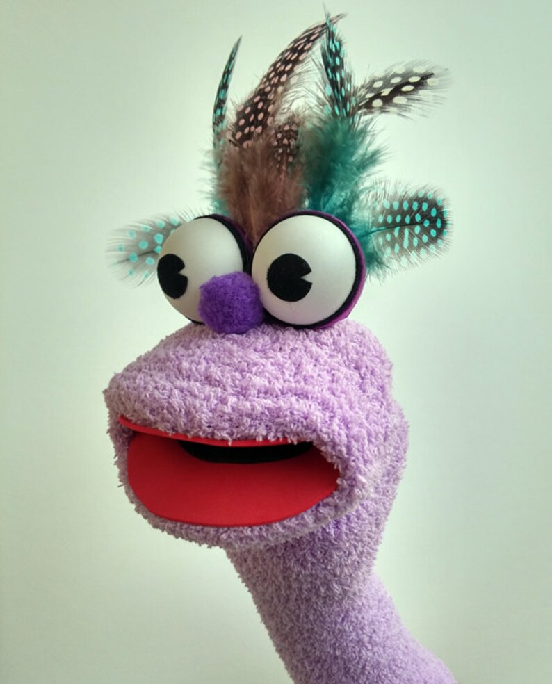 Sock Puppet Hand Puppets with moving mouth fun & education Etsy