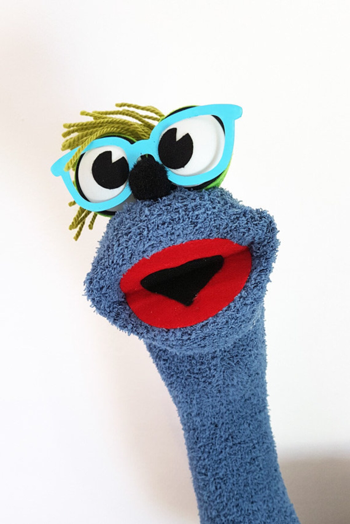 Sock Puppet Hand Puppet With Moving Mouth Fun & Education Etsy