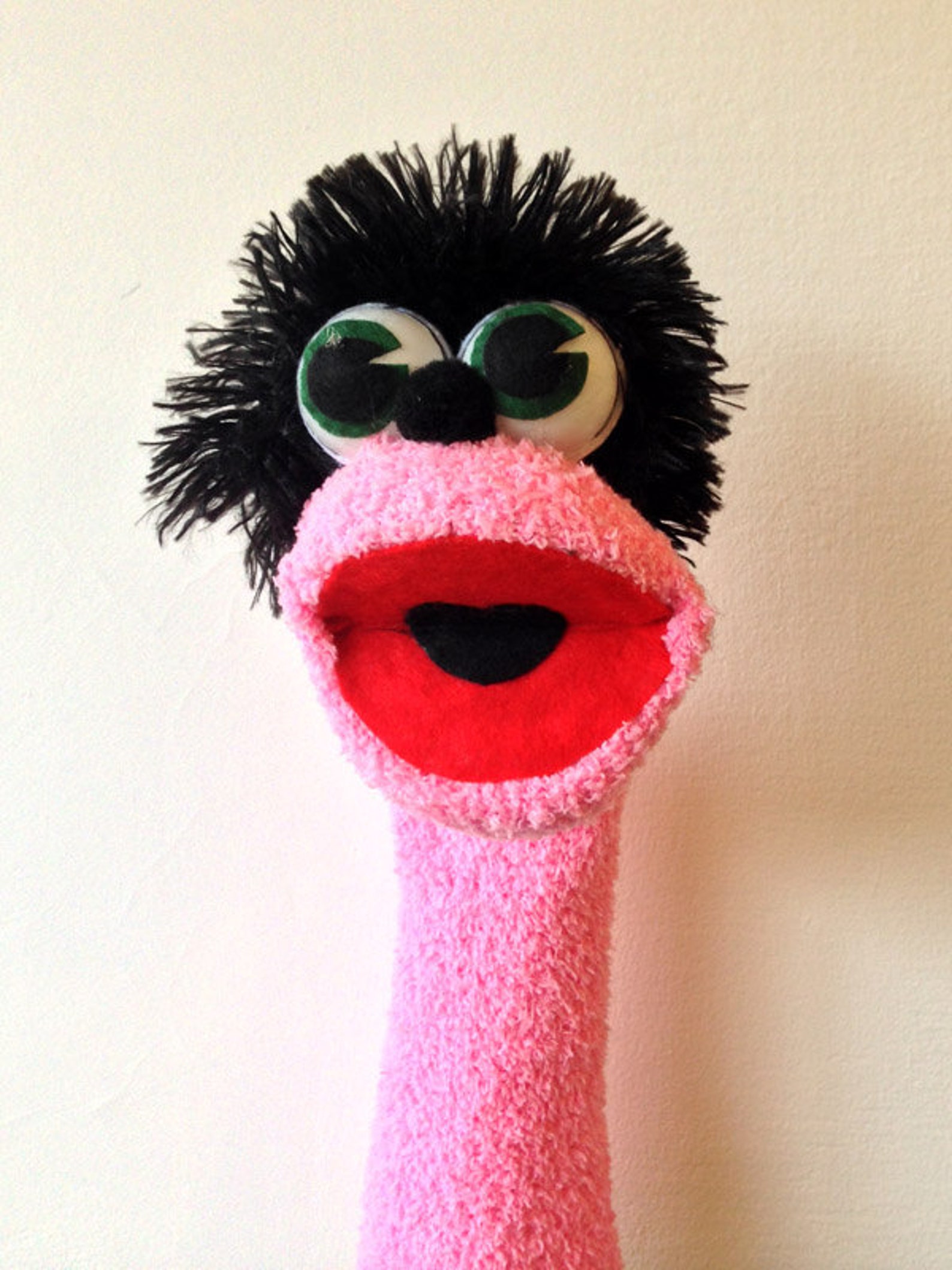 Sock Puppet Hand Puppet moving mouth fun & education Etsy