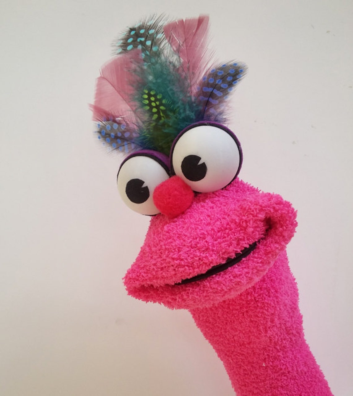 Sock Puppet Hand Puppet With Moving Mouth Fun & Education Etsy Israel