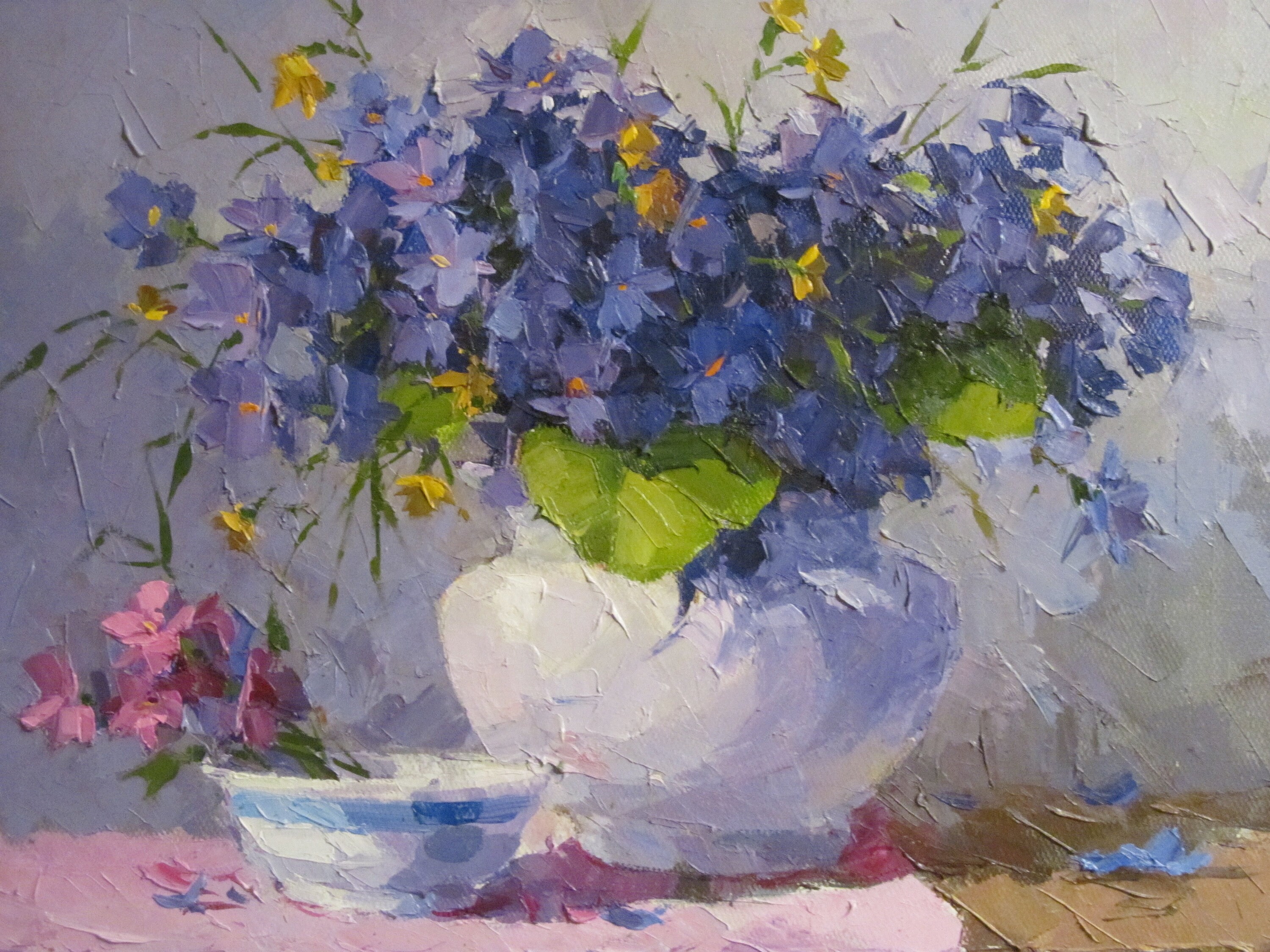 Wildflowers. Still Life. Oil painting. Canvas. Original. Etsy