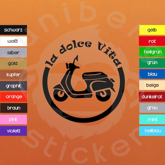Auto Aufkleber "Scooter"