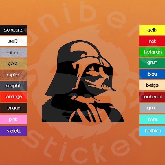 Aufkleber "Darth Vader"
