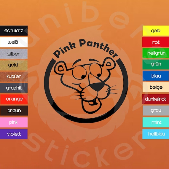 Aufkleber "Pink Panther"