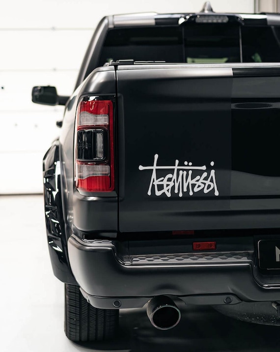 Auto Aufkleber Text "tschüssi"