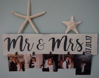 Wedding date frame | Etsy