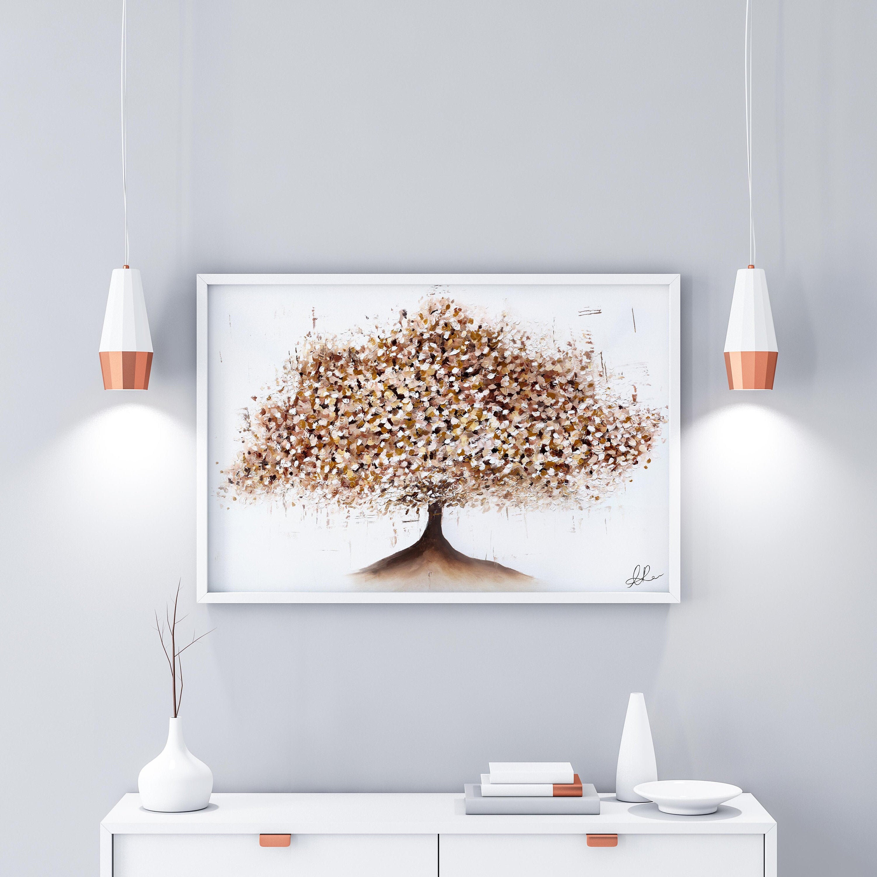 Arbre de Vie Impression d'art, Cadeau d'arbre Vie, Décor Art Mural La Nature