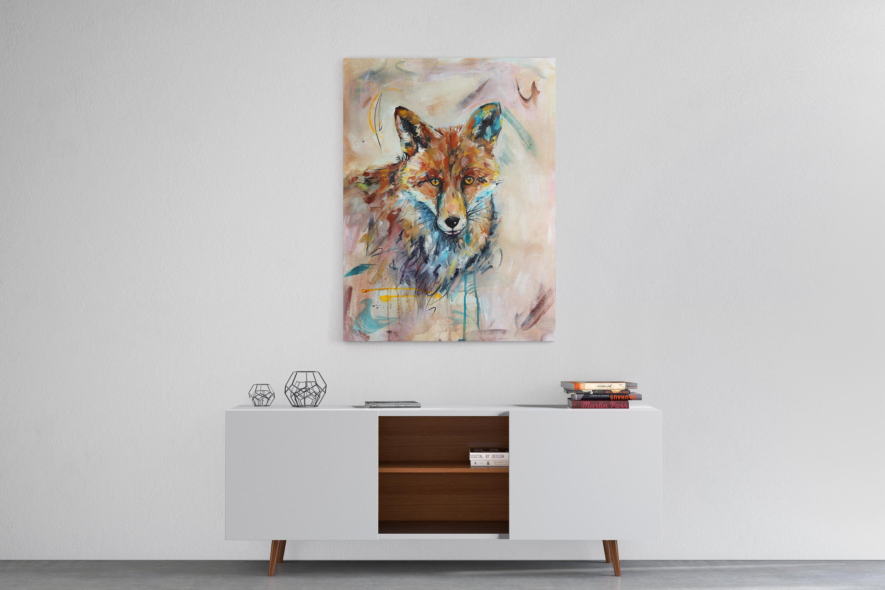 Fox Canvas Art, Fox Wall Décor, Painting
