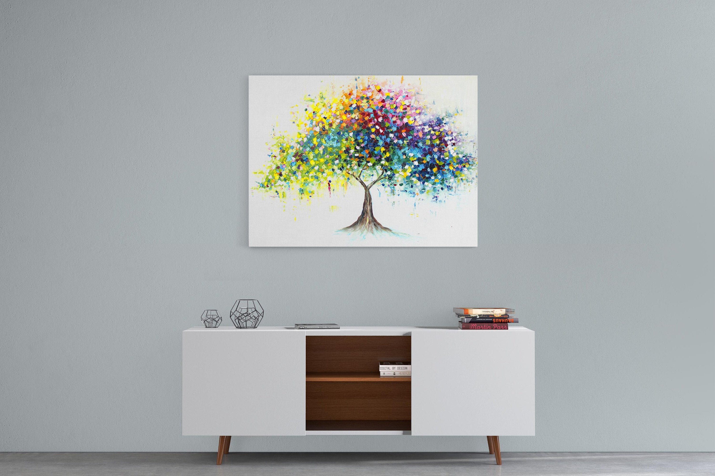 Tree of Life Canvas Wall Art Tree of Life Wedding Gift Etsy