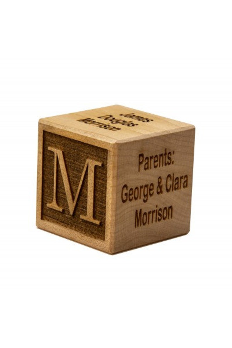 Personalized Baby Blocks Wooden Block Baby Gift Etsy
