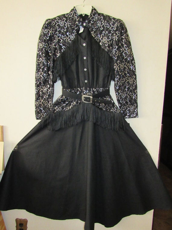 western fringe dress