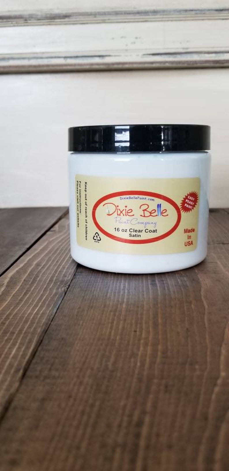 SATIN Clear Coat Dixie Belle Chalk Peinture minérale Etsy France