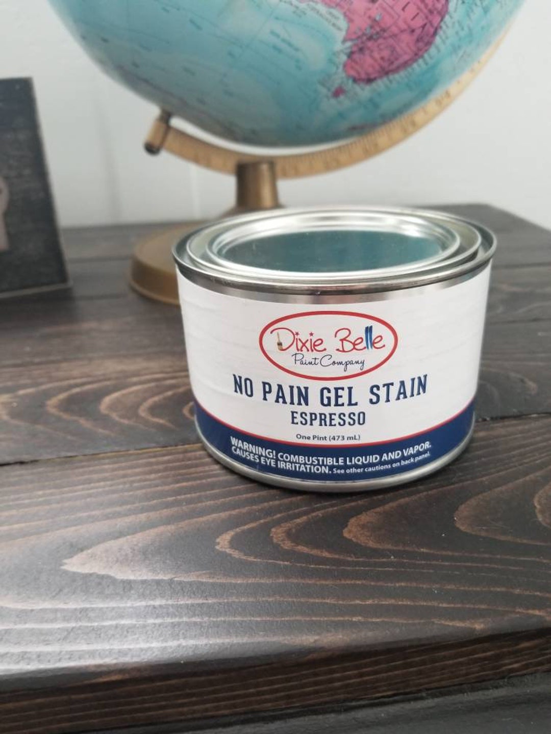 No Pain Gel Stain- Espresso 16oz.